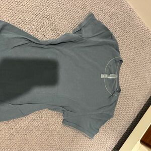 Skims Blue Crew Neck T-Shirt M